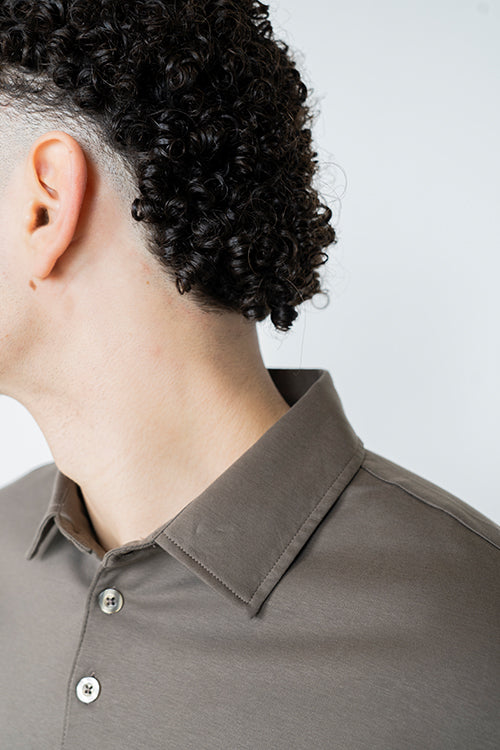 Amber Dusk Long Sleeve Polo