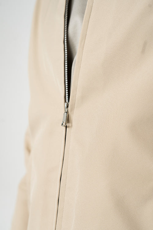 Cream Beige Slim Suit