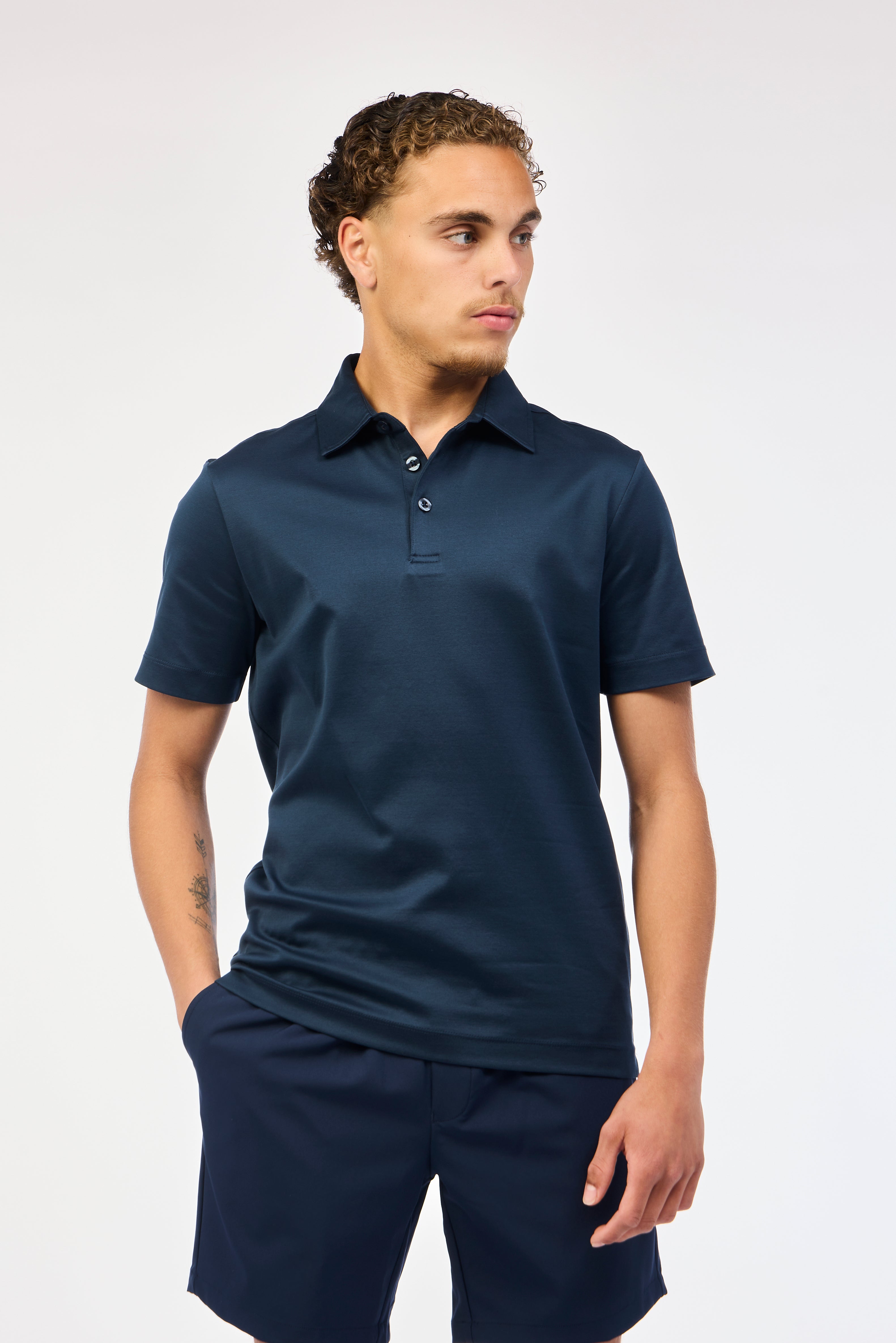 Marine Blue Polo