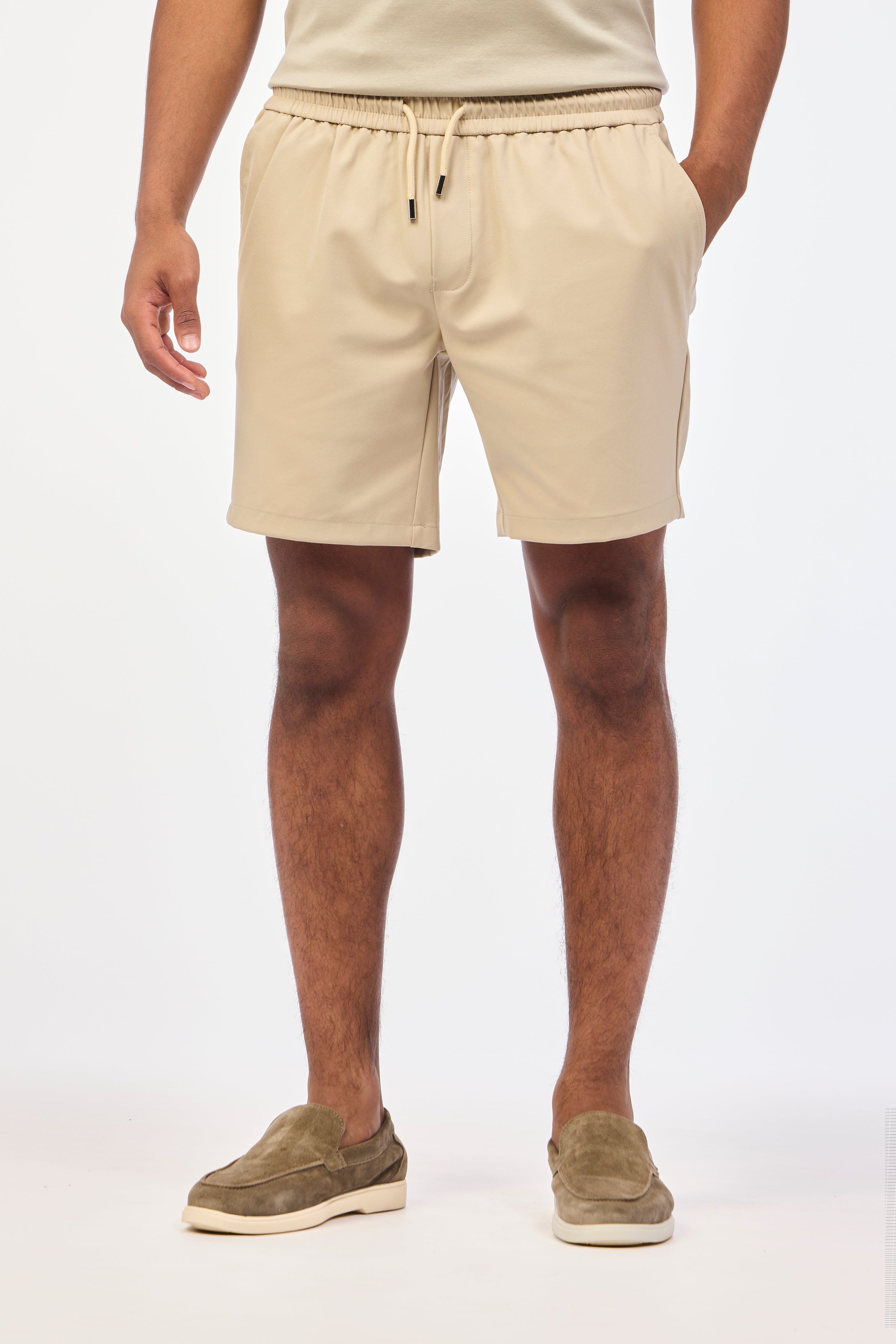 Beige Shorts