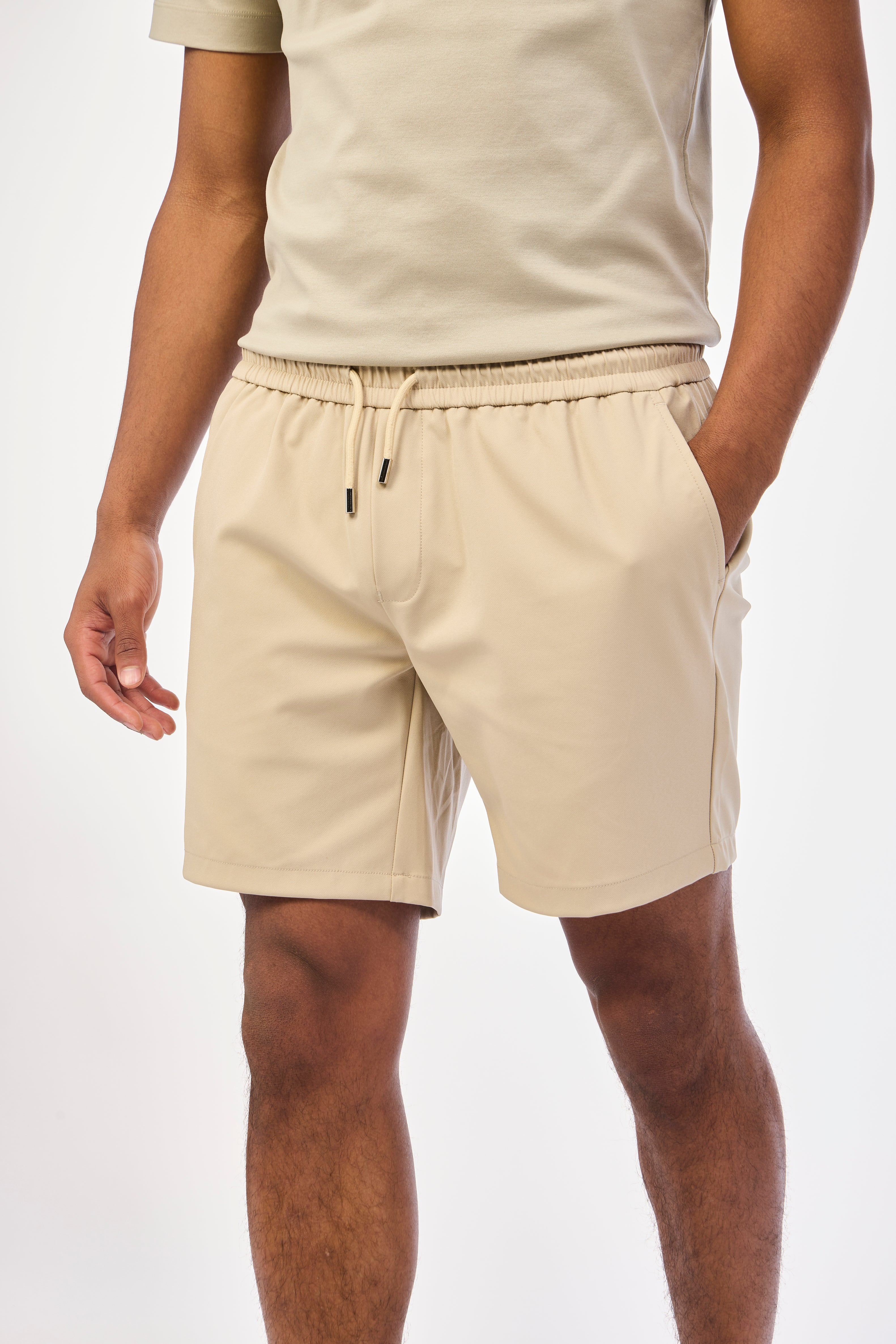 Beige Shorts