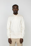 Ivory Long Sleeve Polo
