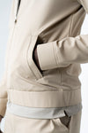 Cream Beige Slim Suit