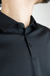 Black Royale Long Sleeve Polo