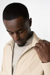 Cream Beige Slim Suit