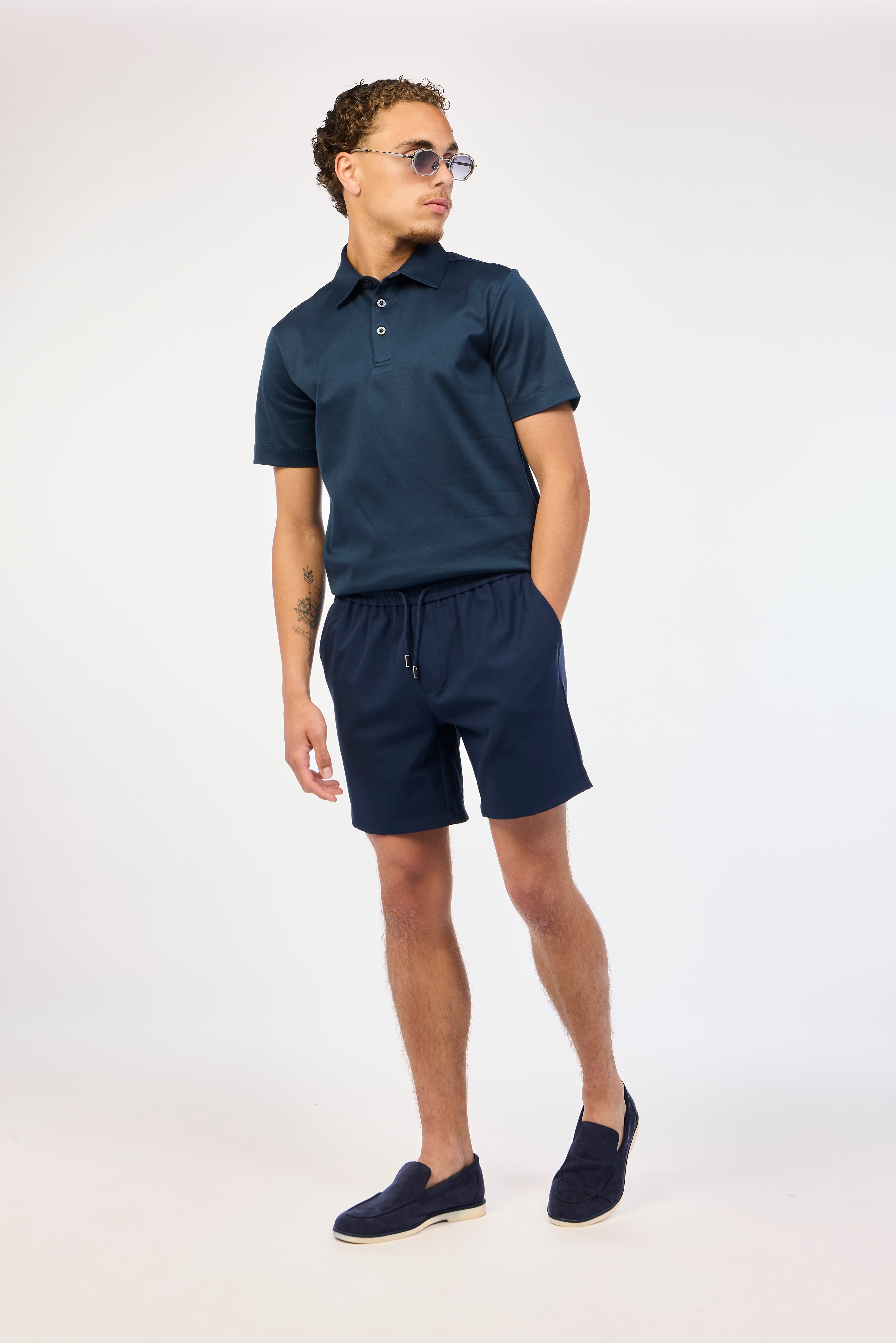 Marine Blue Polo